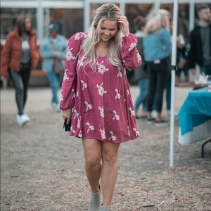 Free people purple dress
